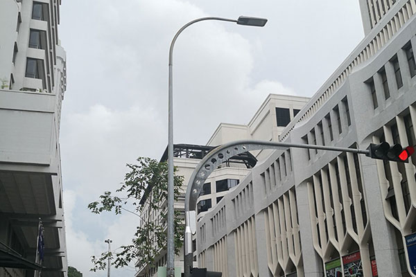 High Power 200W LED street lights, Singapore Highway Avenue Didelės galios 200 W LED gatvių žibintai, Singapūro greitkelio alėjoje